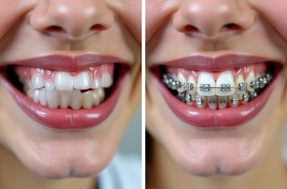 braces for teeth in Bangalore before and after