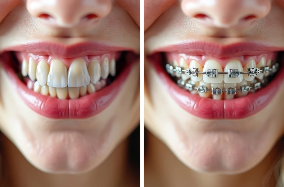 braces for teeth in Bangalore before and after